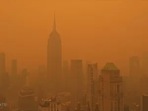 Imagini apocaliptice în New York - Foto: Earthcam