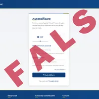 ANAF atenționează contribuabilii cu privire la apariția unui site fals care imită identitatea ANAF - FOTO: Facebook-ANAF