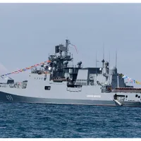VIDEO Altă navă-amiral, Makarov, în flăcări lângă Insula Șerpilor/foto: tass