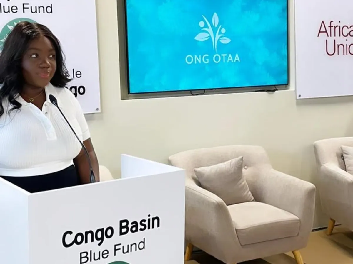 Ornella Bonioma, a young African woman, founder of OTAA NGO, fights for sustainable development Foto: OTAA