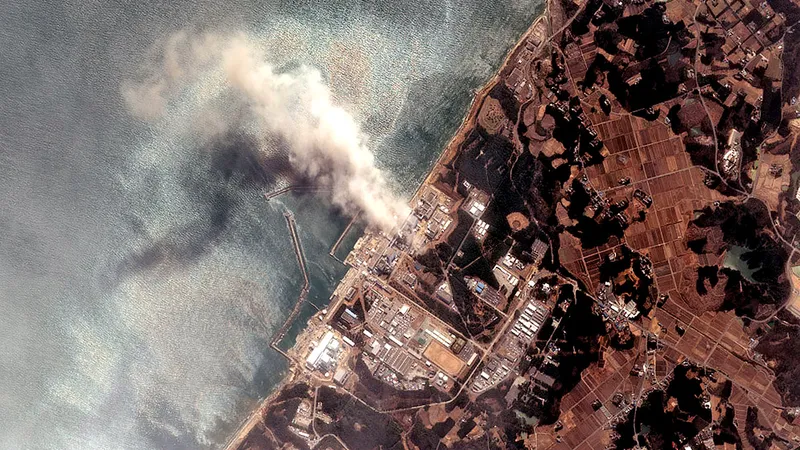 Centrala nucleară de la Fukushima după cutremurul și tsunami-ul ulterior din 11 martie 2011