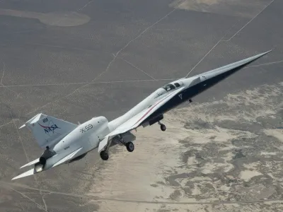 VIDEO NASA, primul zbor supersonic cu avionul X-59, care va înlocui Concorde. Călătorie SUA-Europa, în 3 ore