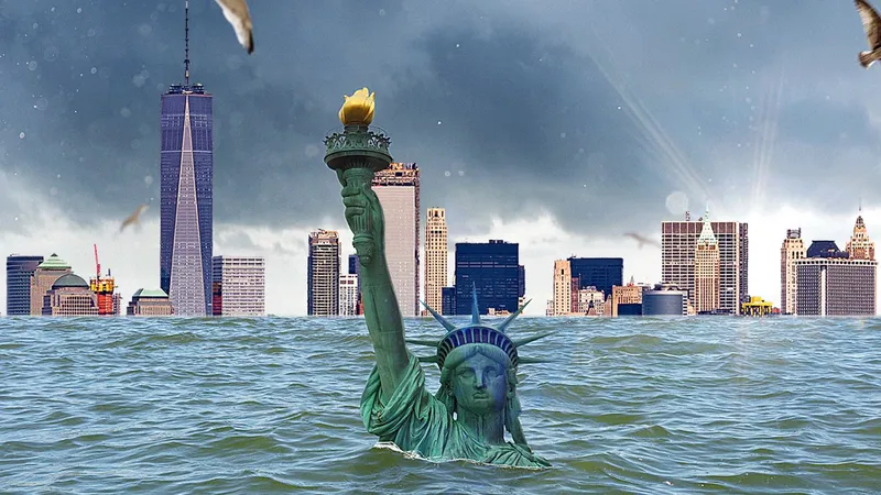 New York se scufundă -Foto: NY Post
