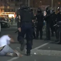 Intervenție brutală, la 10 august 2018 Foto: Digi 24
