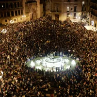 Protest de amploare în Valencia, după inundații. „Noi suntem pătați cu noroi, voi, cu sânge” - Foto: Profimedia Images