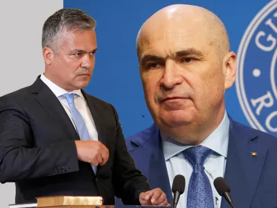 Adrian Veștea și Ilie Bolojan - Foto: Profimedia images