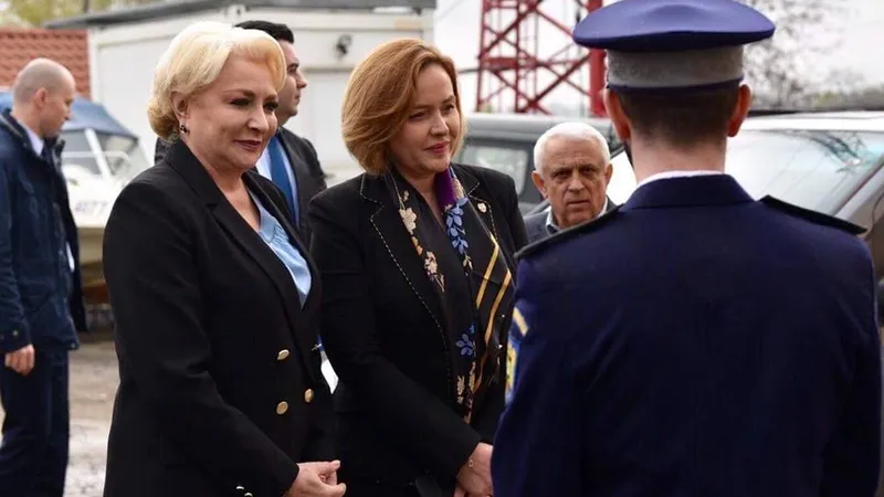 Premierul și ministrul de Interne la Tulcea/FOTO: Facebook.com