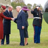 Donald și Melania Trump, primiți de Prințul și Prințesa de Wales - Foto: Profimedia Images