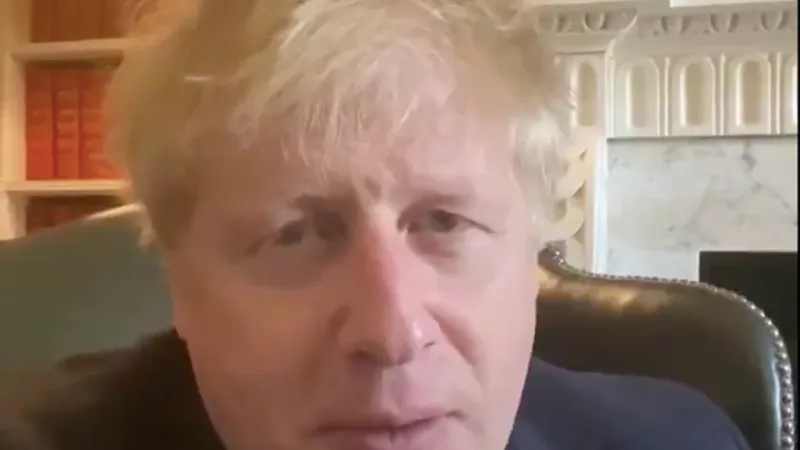 Boris Johnson, în autoizolare/FOTO: twitter.com