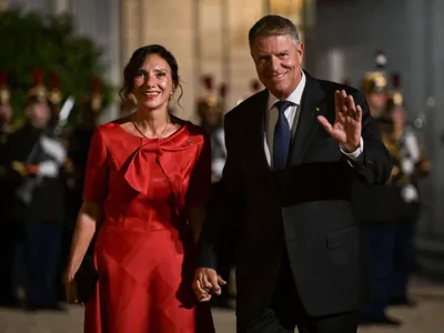 Carmen şi Klaus Iohannis, la Forumul Francofoniei, pe vrea când ultimul era preşedinte - Foto Profimedia Images