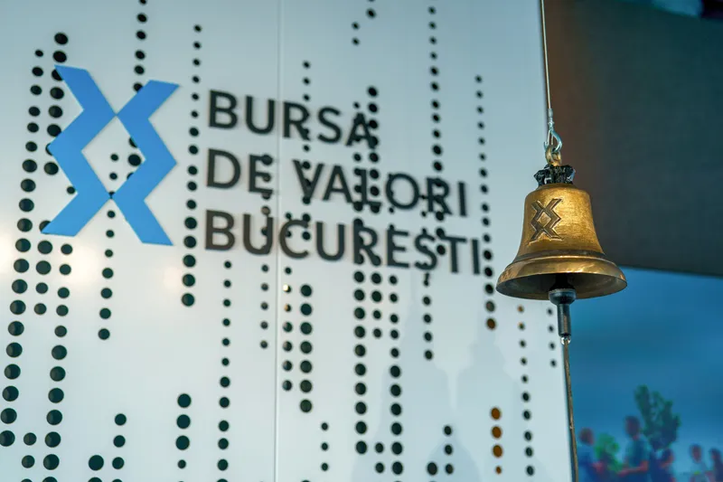 Clopotul de la Bursa de Valori Bucureşti - Foto: INQUAM PHOTOS/Pana Tudor