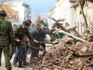 În Croația continuă căutările victimelor după cutremurele puternice/FOTO: Getty