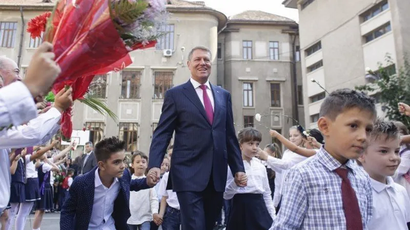Președintele Klaus Iohannis, la deschiderea anului școlar