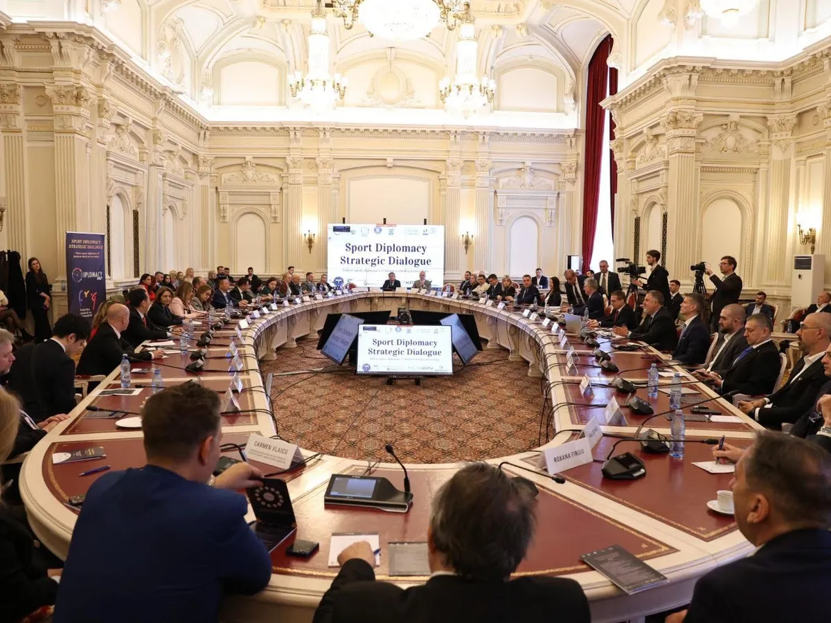 Sportul trebuie să devină o investiție strategică. Dialog internațional la Palatul Parlamentului