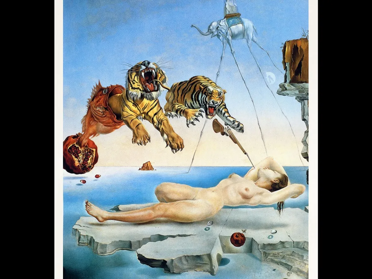 Salvador Dali - Vis cauzat de zborul unei albine în jurul unei rodii