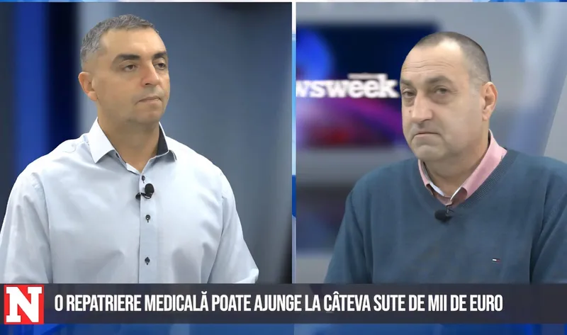 Medicul Valentin Dingă la Newsweek Report cu Mihai Duță Foto: Newsweek
