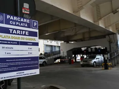 Parkingul de sub Pasajul Basarab - Foto: Primăria Sectorului 1 / Facebook