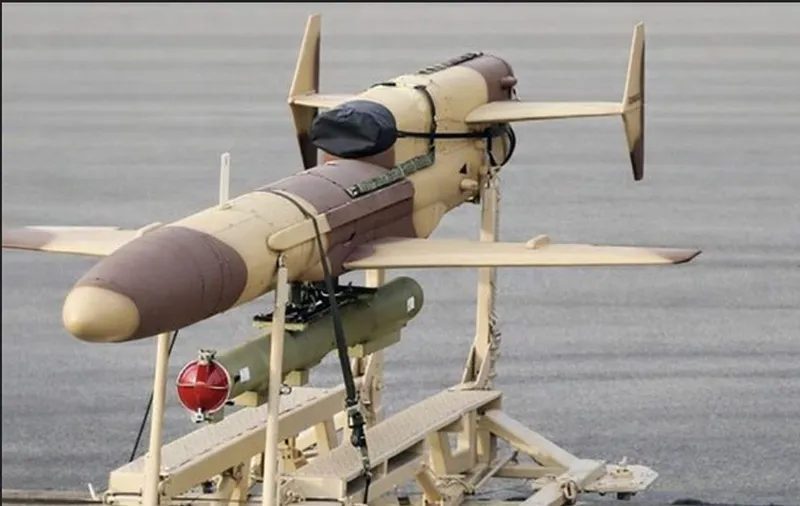 Drone Gheran de proveniență rusească - Foto: X/front_ukrainian