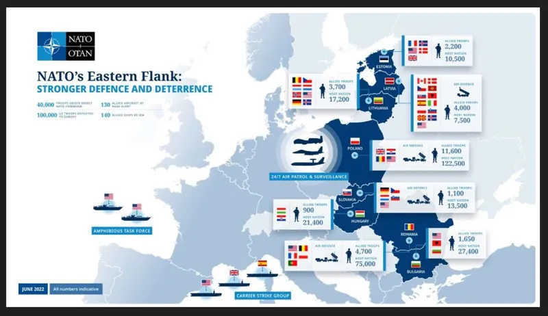 Contingentul NATO &icirc;n Europa de Est și Țările Baltice - Foto: Consiliul Atlantic