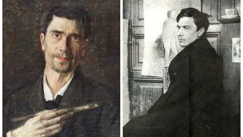 Artist român de geniu, pictează paralizat cu pensula legată de mâine - Foto: Colaj/ Imagine cu caracter ilustrativ