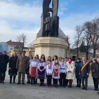 Oficialii din Dej zâmbesc satisfăcuți de Ziua Unirii Principatelor - Foto: Facebook/Cotan Morar