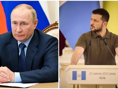 Putin și Zelensky - Foto: Profimedia