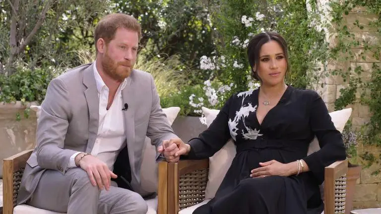 Prințul Harry și Meghan Markle - Foto: Sky News