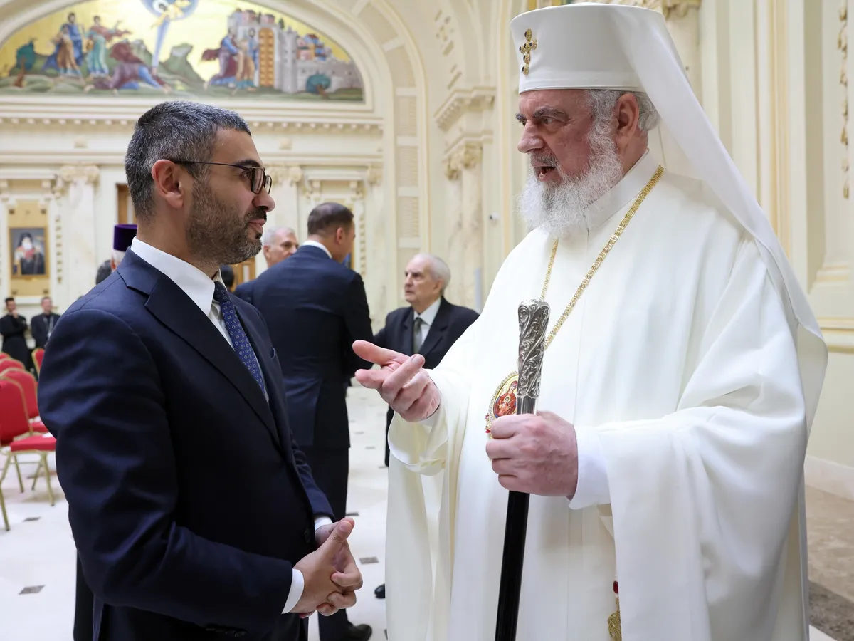 Florin Manole și patriarhul Daniel - Foto: FB / Florin Manole