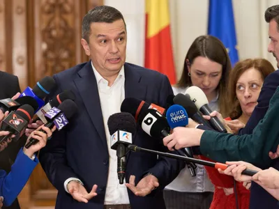 Preşedintele PSD, Sorin Grindeanu, vorbeşte în timpul unei conferinţe de presă - Foto: Profimedia Images