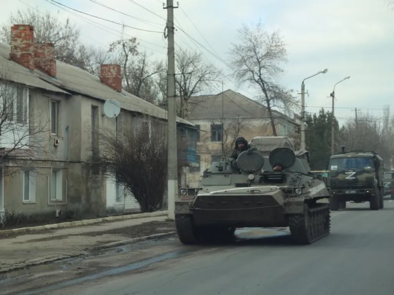 Tancurile militare ucrainene se întorc din regiunea Sumy. Rușii se refuză să mai lupte/FOTO: ukrinform.ua