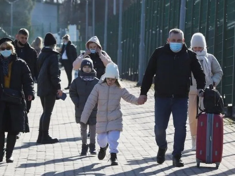 Peste 5.000 de refugiați din Ucraina au intrat, joi, în România în intervalul orar 00.00-16.00/FOTO: bbc.com