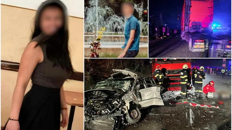 Doi frați au intrat cu mașina într-un TIR și au murit pe loc. / Foto: presasm.ro