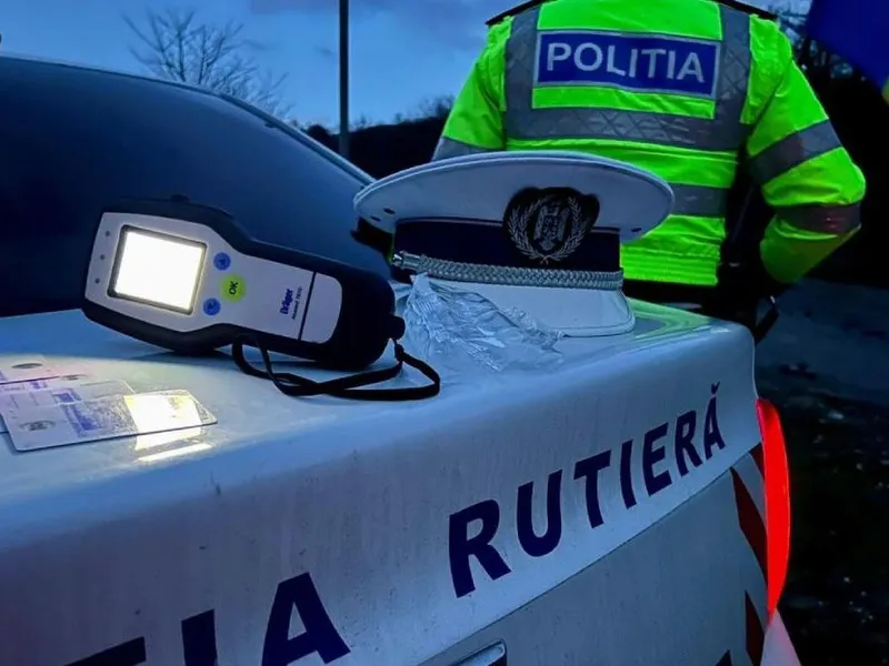 Un șofer băut a fost prins de polițiști cu o alcoolemie de 1,46 mg/l. Conducea haotic - Foto: Arhiva