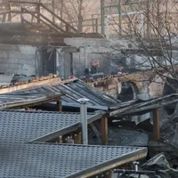 Ferma Dacilor a fost distrusă de un incendiu a doua zi de Crăciun Foto: INQUAM PHOTOS/ Bogdan Buda - rol ilustrativ