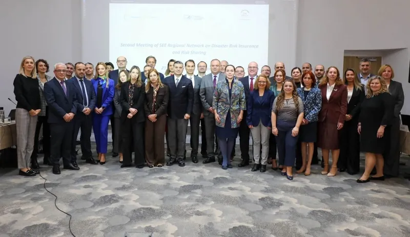 Poză de ansamblu de la cea de-a doua reuniune a SEE Regional Network on Disaster Risk Insurance and Risk Sharing - Foto: arhiva personală
