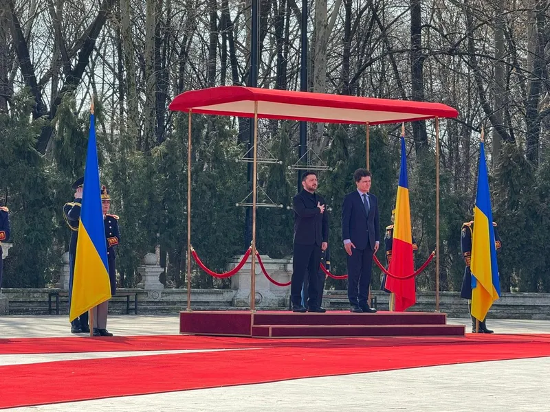 Volodimir Zelenski și Nicușor Dan - Foto: Facebook