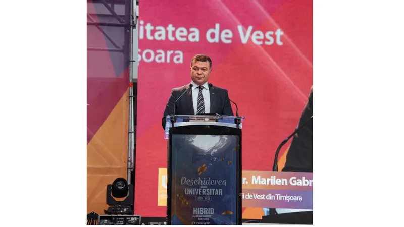 Rectorul UVT, Prof.Univ.Dr. Marilen Gabriel Pirtea