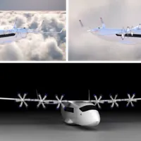 Cum arată super avionul hibrid ERA echipat cu 6 motoare electrice. Autonomie  de 1.000 de km - FOTO: YouTube