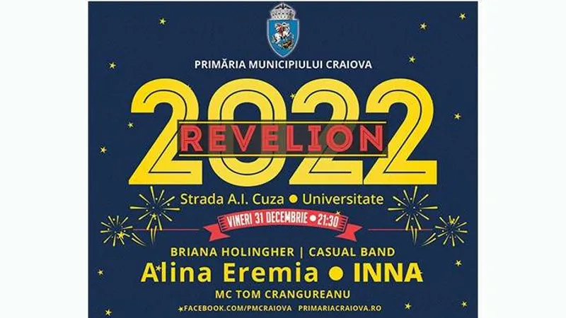 Olguţa Vasilescu sparge pușculița de Revelion: petrecere cu Inna, Alina Eremia şi Bryana Holingher. / Foto: primariacraiova.ro