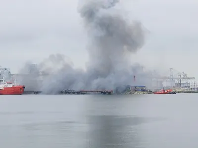 Explozie cu o dronă în portul românesc - Foto: Profimedia Images