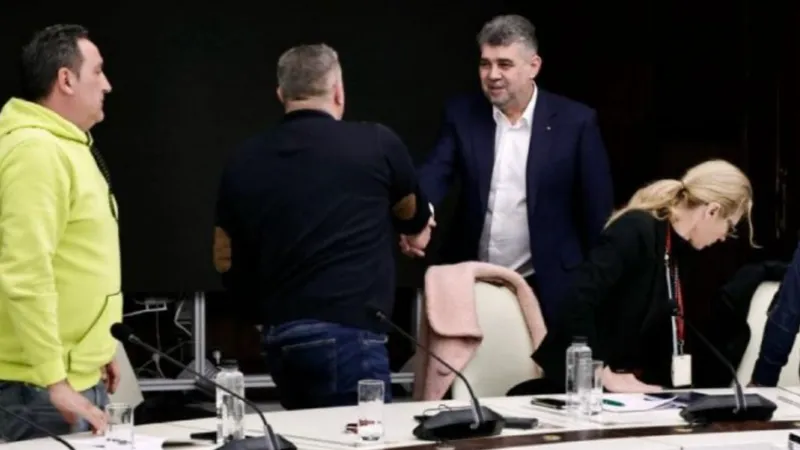 Ciolacu, despre acordul cu fermierii pentru încetarea protestelor: „Am semnat un acord” - Foto: Facebook/ Marcel Ciolacu
