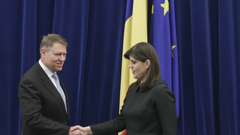 Klaus Iohannis și Laura Codruța Kovesi, la bilanțul DNA