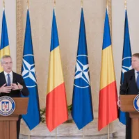 Stoltenberg și Iohannis, la București - Foto: Profimedia