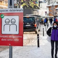 Aproximativ 200 de turişti britanici plasaţi în carantină în staţiunea eleveţiană Verbier fug din izolare, unii în Franţa (Foto: Twitter)