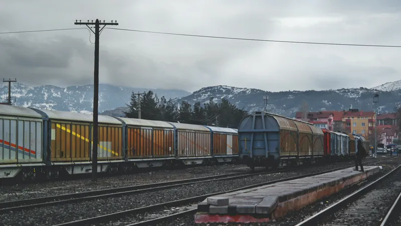 Tren de marfă- Foto: PEXELS PHOTOS
