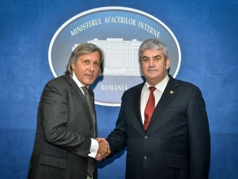 Ilie Năstase și Gabriel Oprea/FOTO: mai.gov.ro