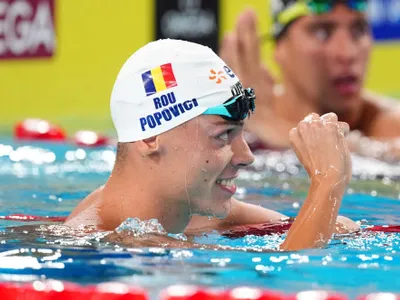 Interzis cardiacilor! Singurul gest al lui David Popovici, după ce a văzut ce i-a făcut rusului Kornev în finala europeană