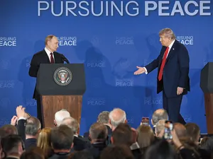 Vladimir Putin și Donald Trump la întâlnirea din Alaska - Foto: Profimedia Images