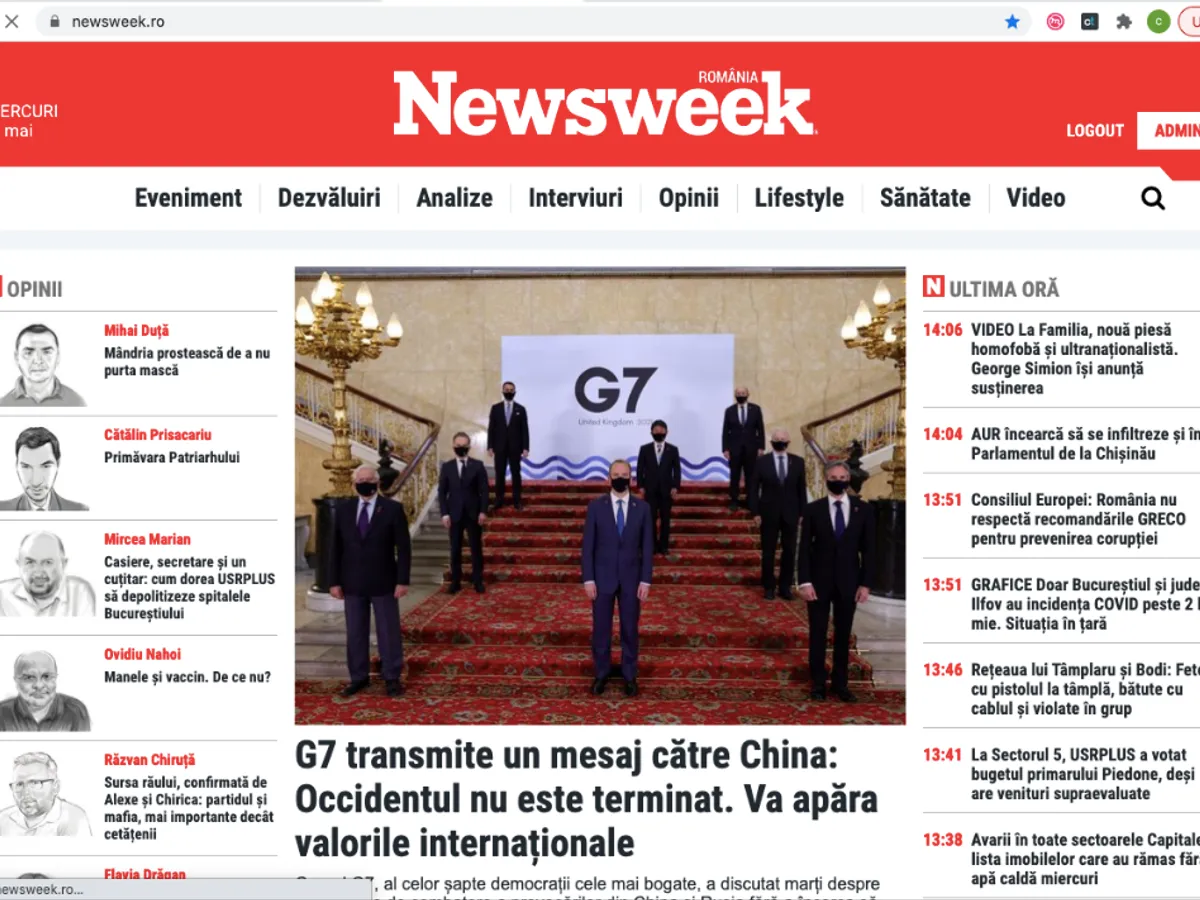 SATI: Newsweek.ro, audiență peste concurenți direcți (știri & analize) la numărul de cititori unici/FOTO: newsweek.ro