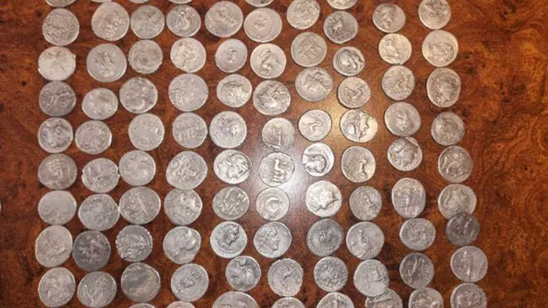 Un bărbat care a găsit monede romane în Hunedoara va primi o recompensă de aproape 30.000 de lei - Mihai Gabriel Irimie / Facebook.com